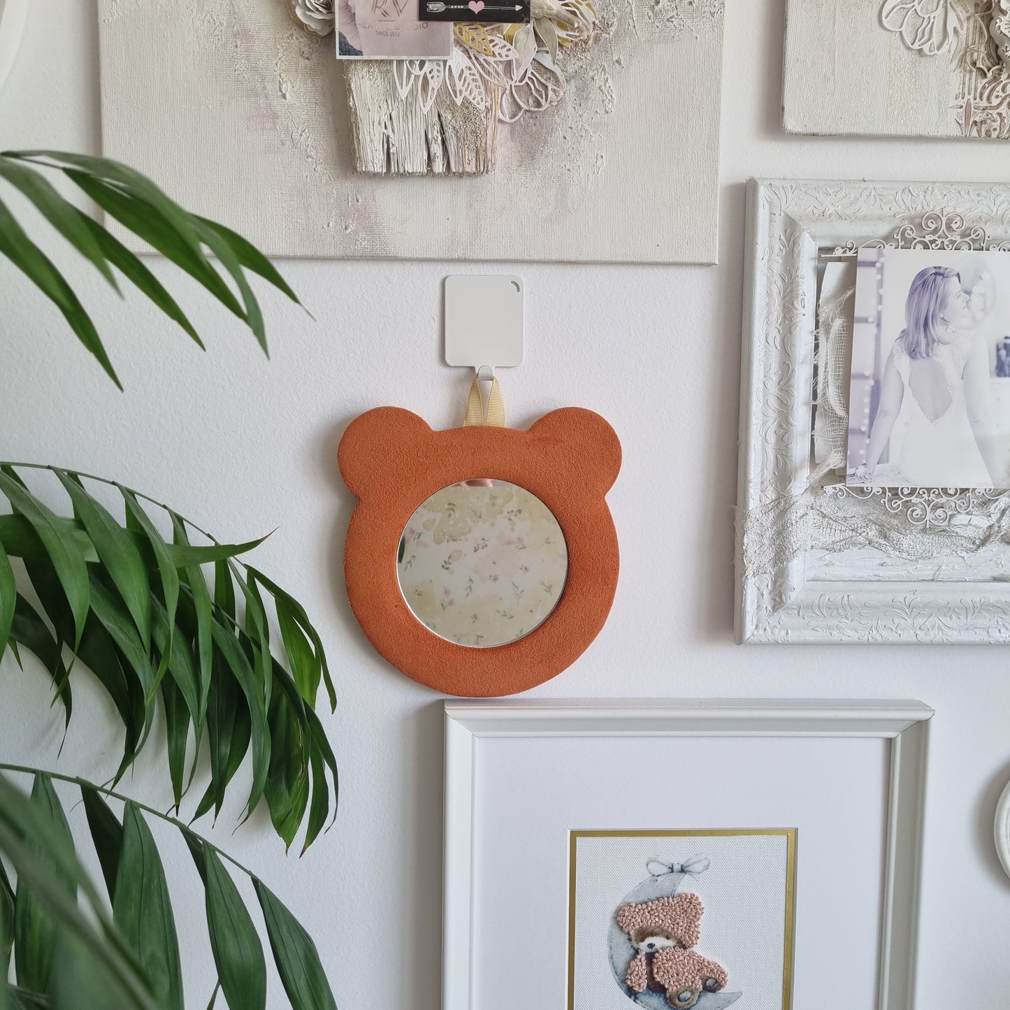 Veidrodis "Oranžinis meškis"  rvcreativestudio