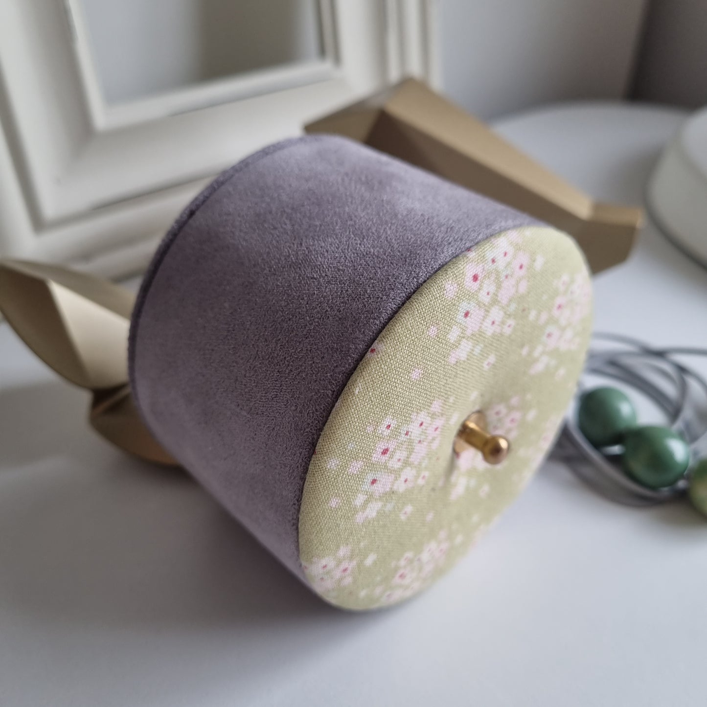 Rankų darbo dėžutė "Gėlynėlis"  rvcreativestudio