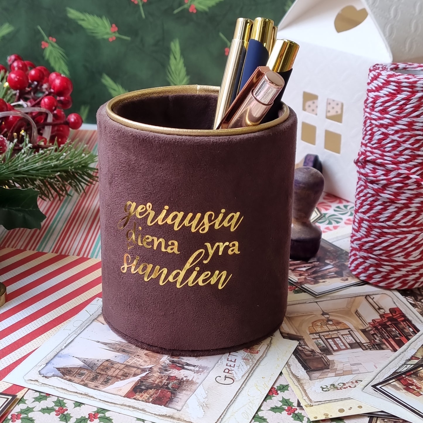 Rankų darbo pieštukinė "Geriausia diena"