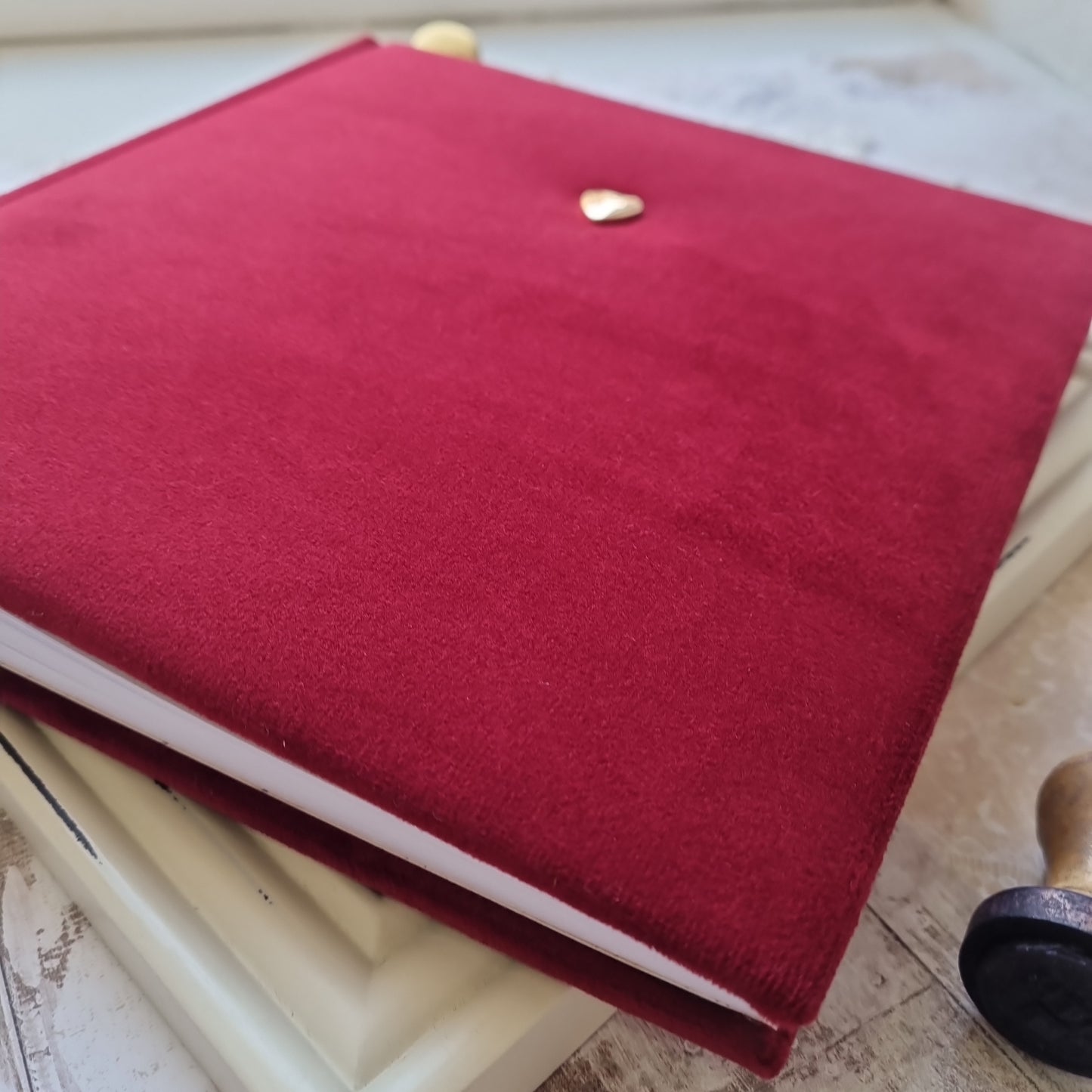 Rankų darbo albumas nuotraukoms "Bordo"