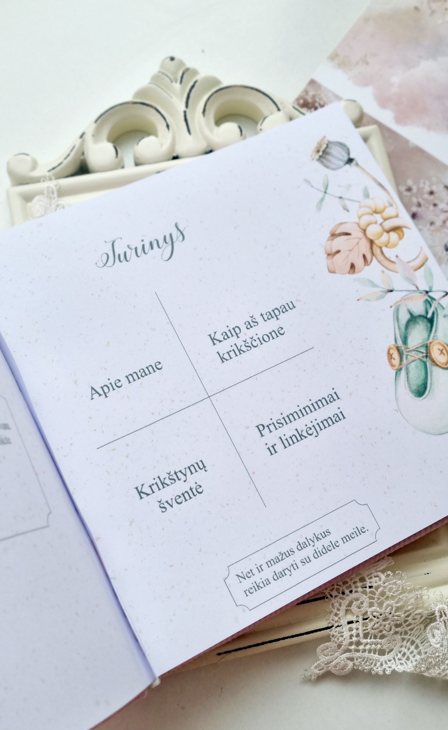 Krikšto knyga mergaitei "Cukrinė avytė"
