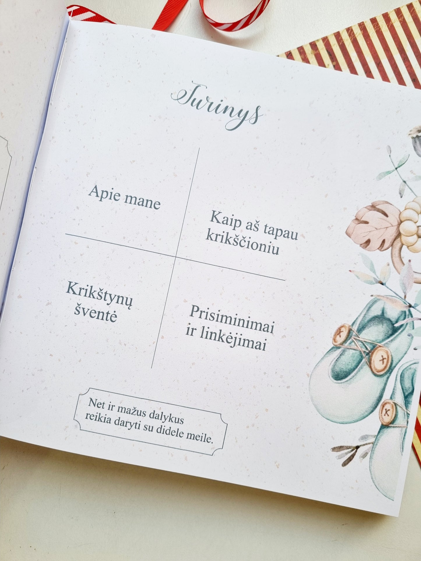 Krikšto knyga berniukui "Kudlius"