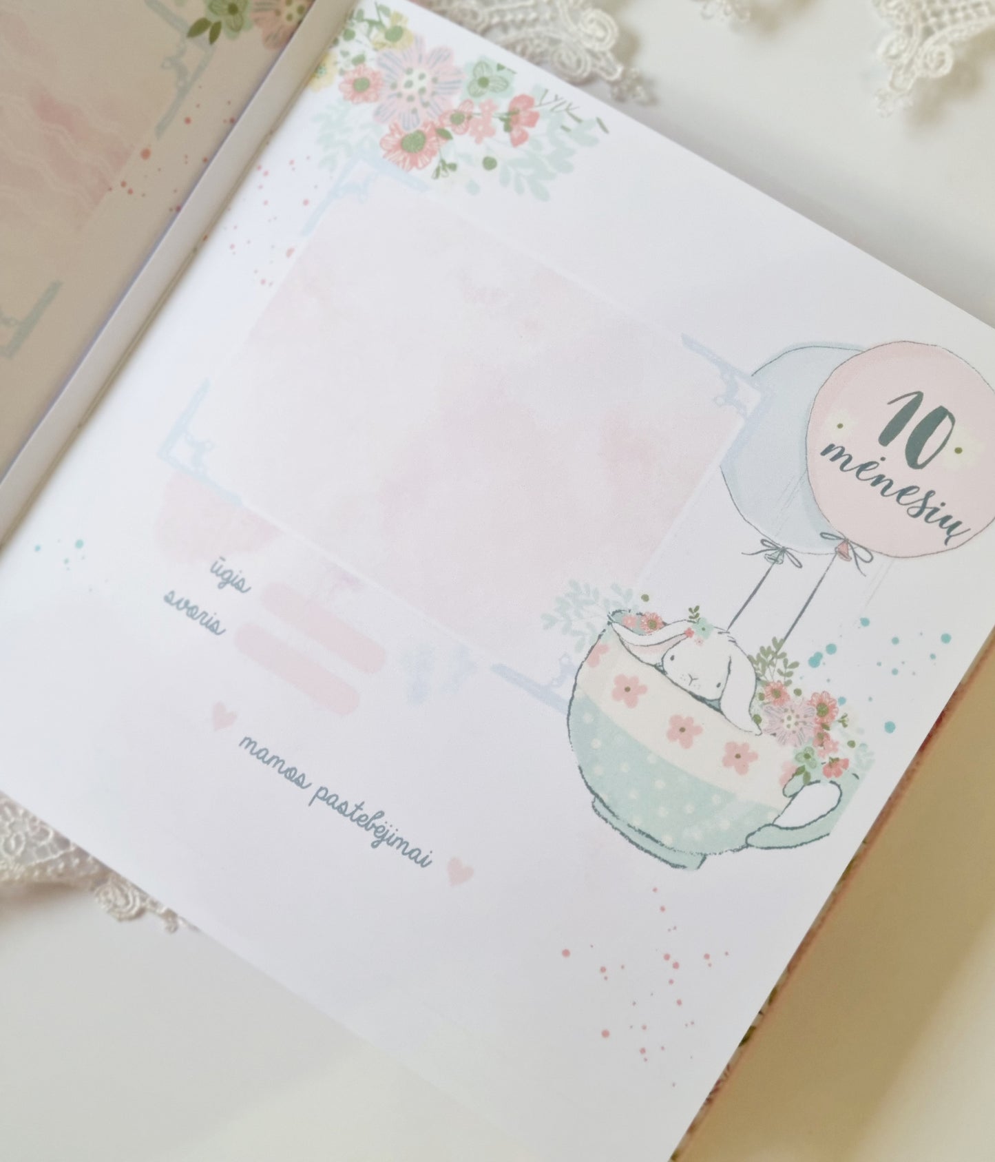 Kūdikio knyga mergaitei "Princesė"