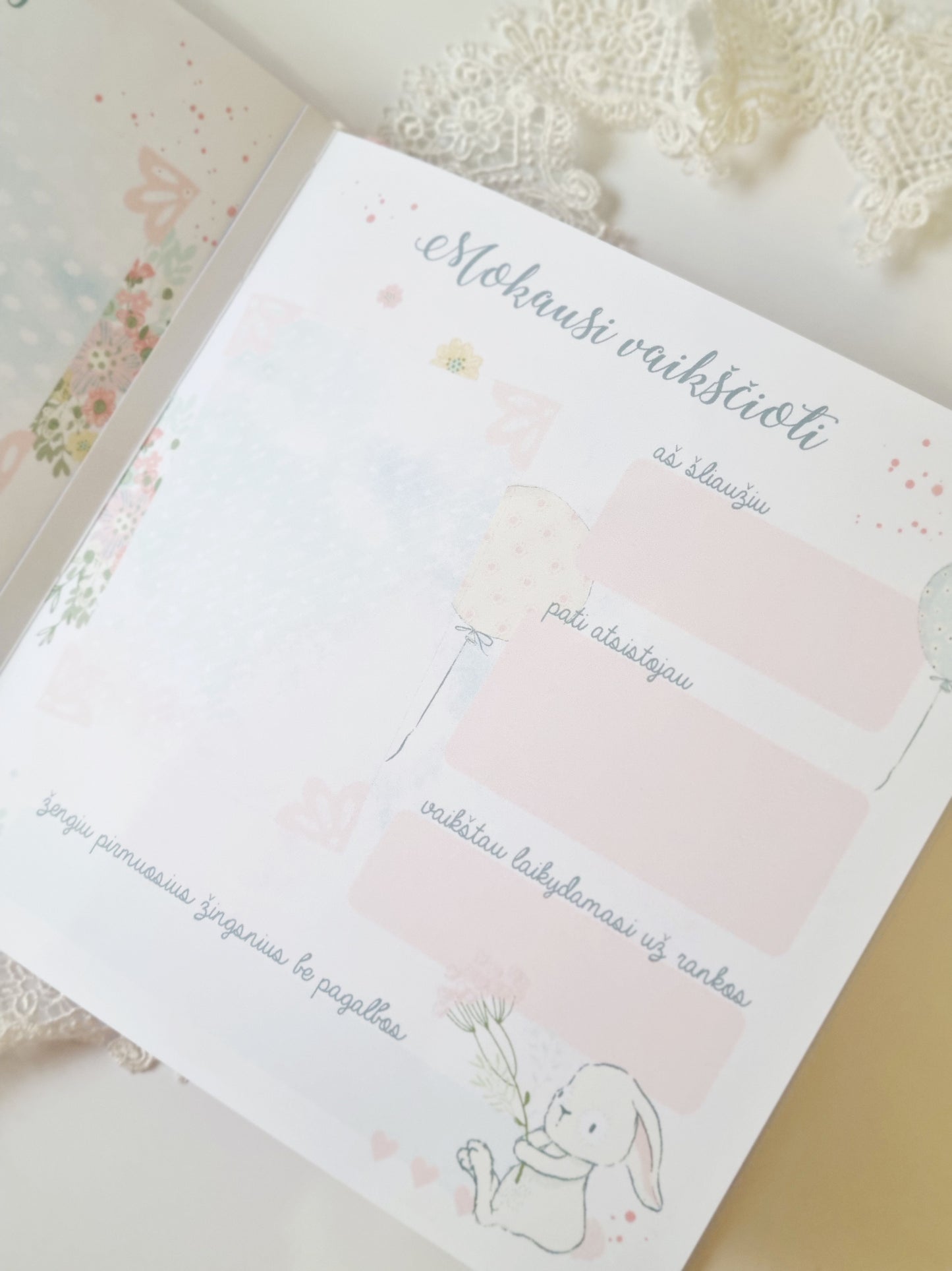 Kūdikio knyga mergaitei "Princesė"