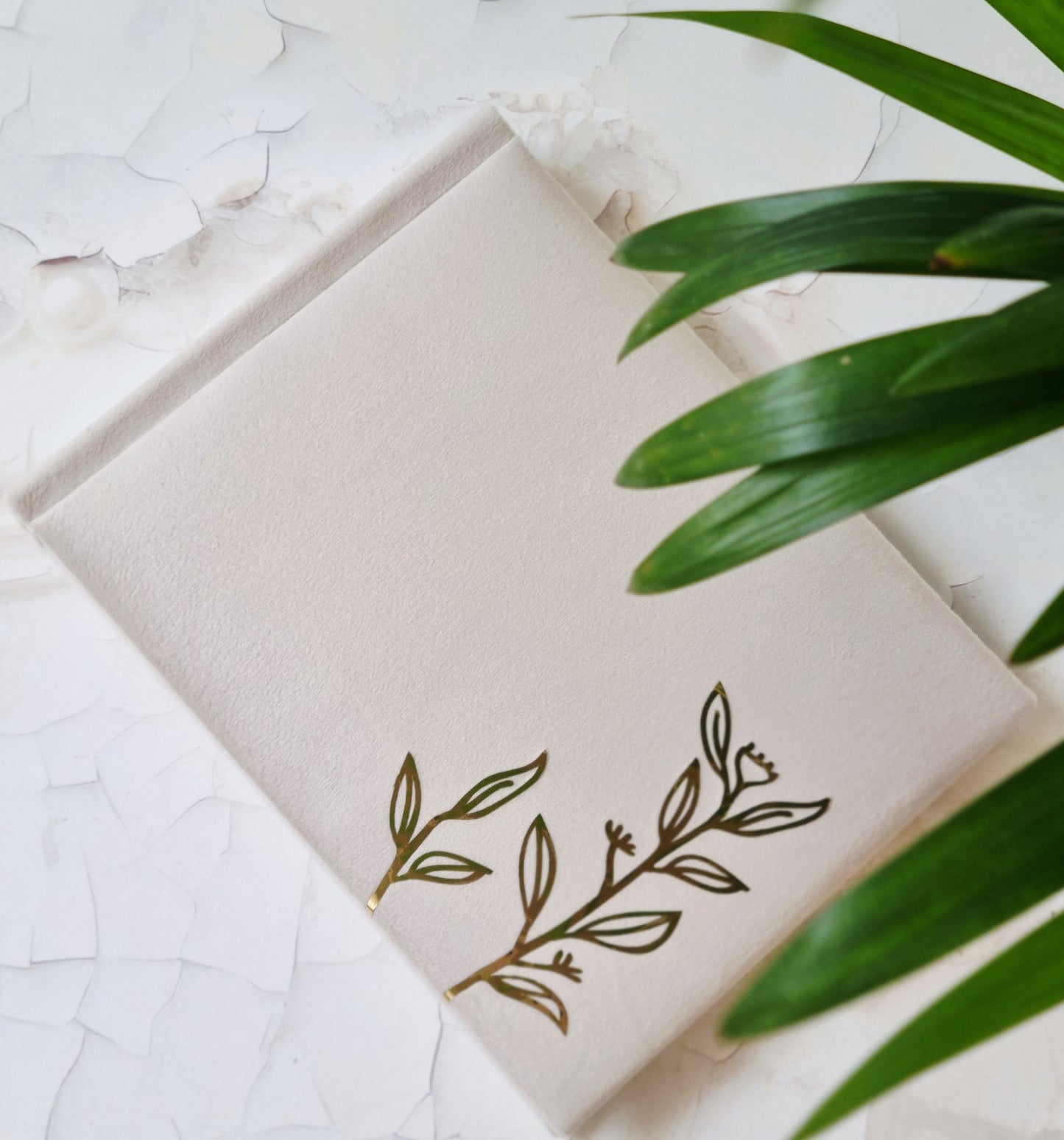 Rankų darbo albumas "Cream Floral"