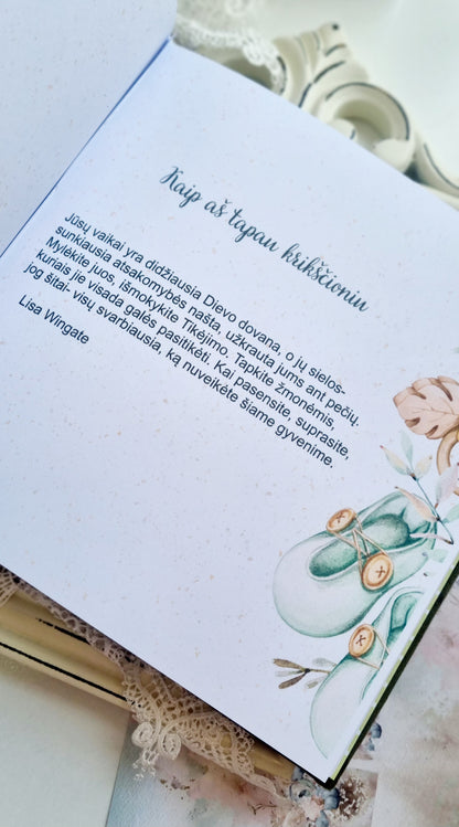 Krikšto knyga berniukui "Meškutis"