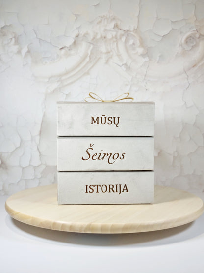 Dėžučių nuotraukoms trio "Mūsų šeimos istorija: