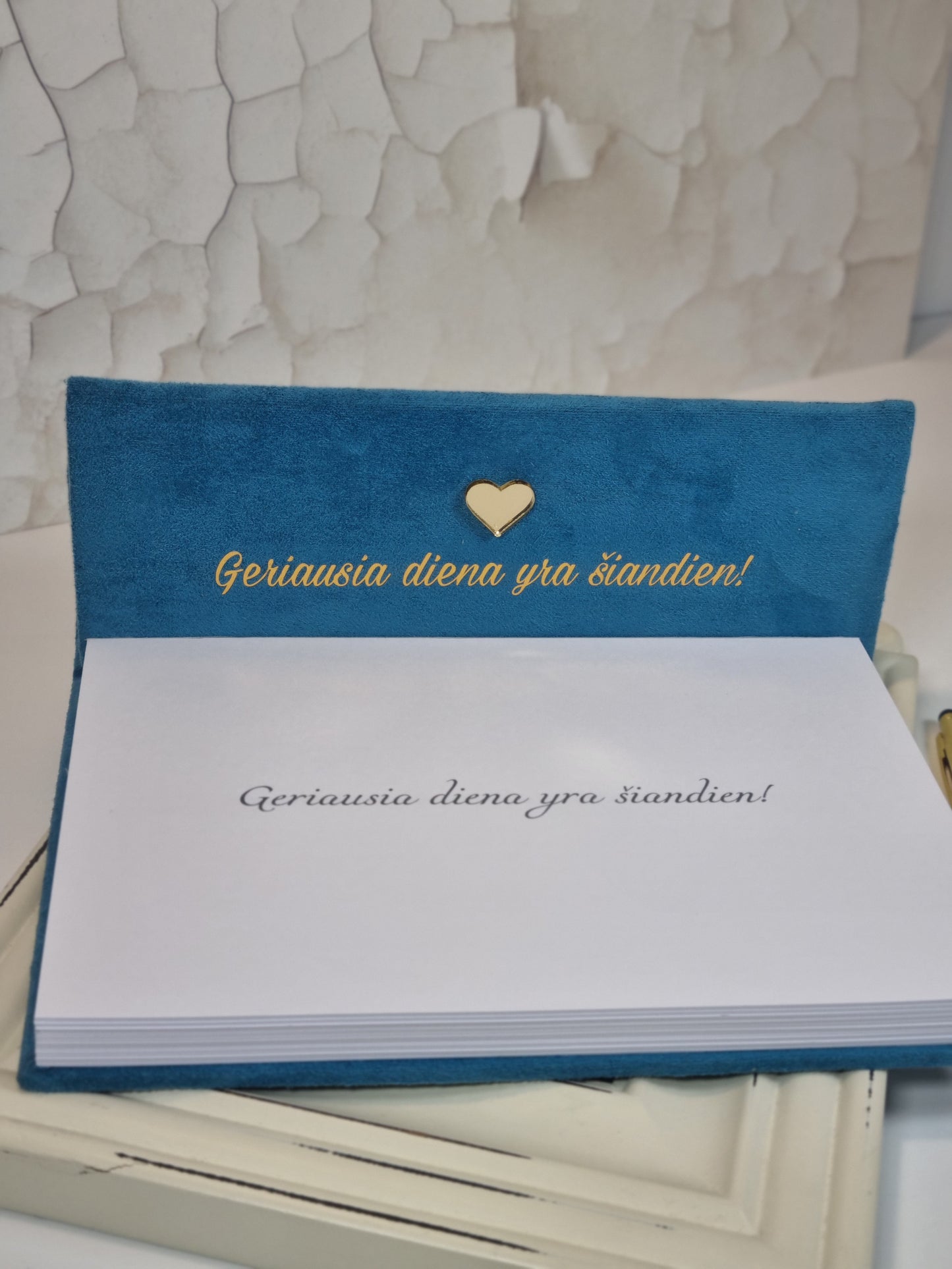 Stalo kalendorius 2025 "Ryškiai žydras"
