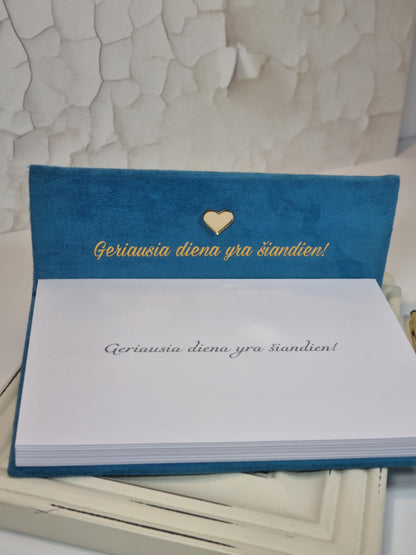 Stalo kalendorius 2025 "Ryškiai žydras"