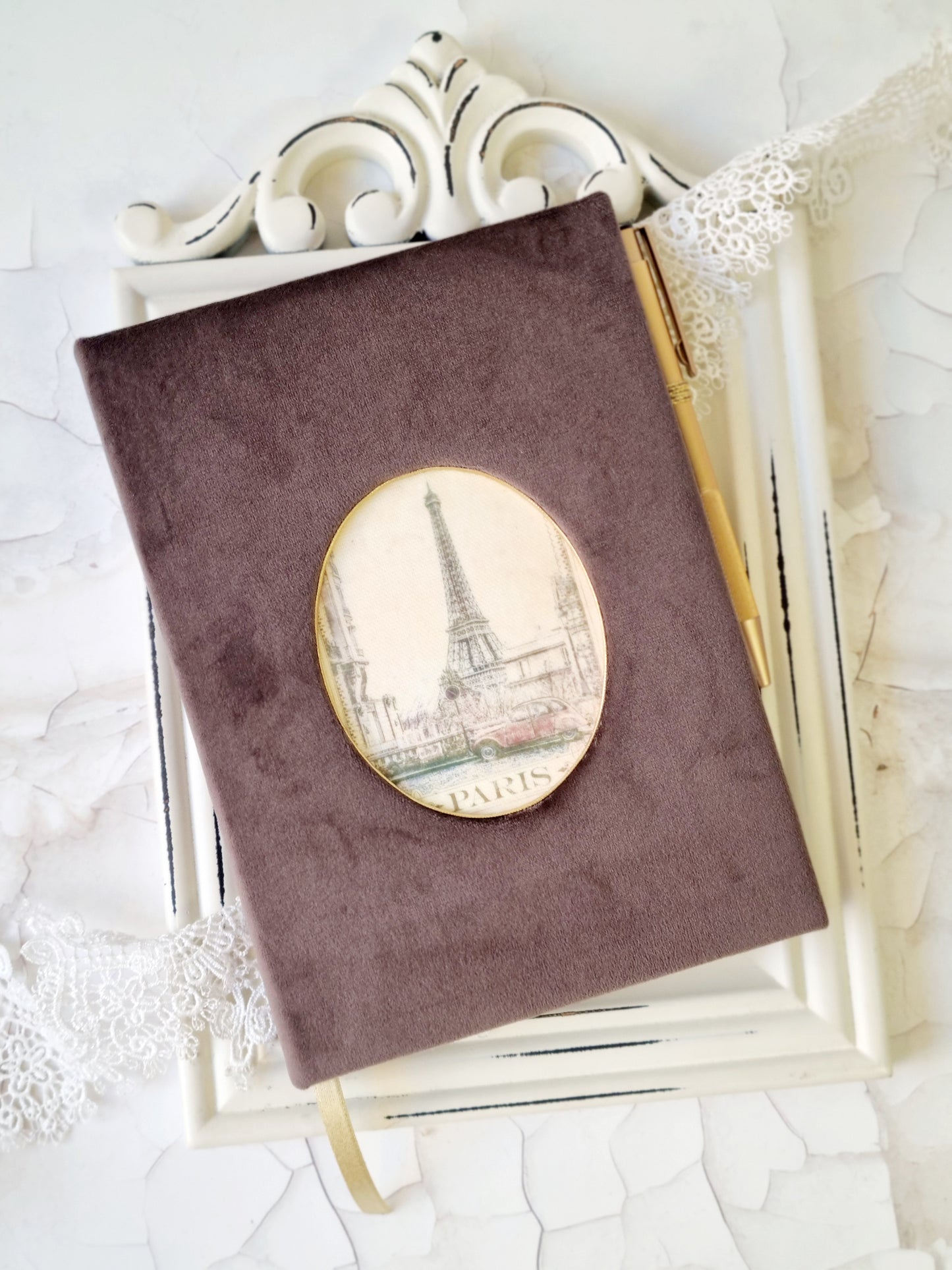 Rankų darbo kelionių žurnalas "Paris"
