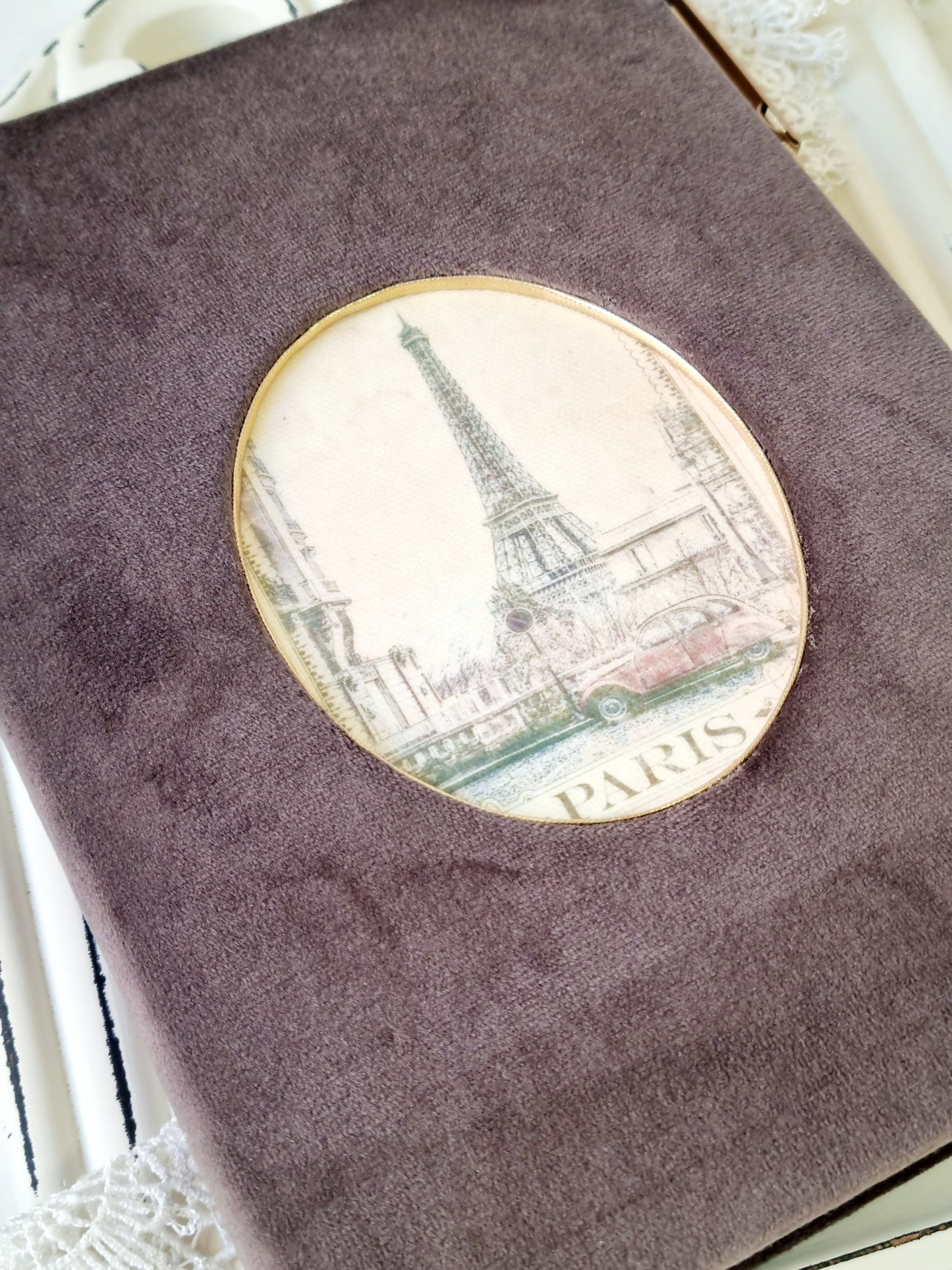 Rankų darbo kelionių žurnalas "Paris"