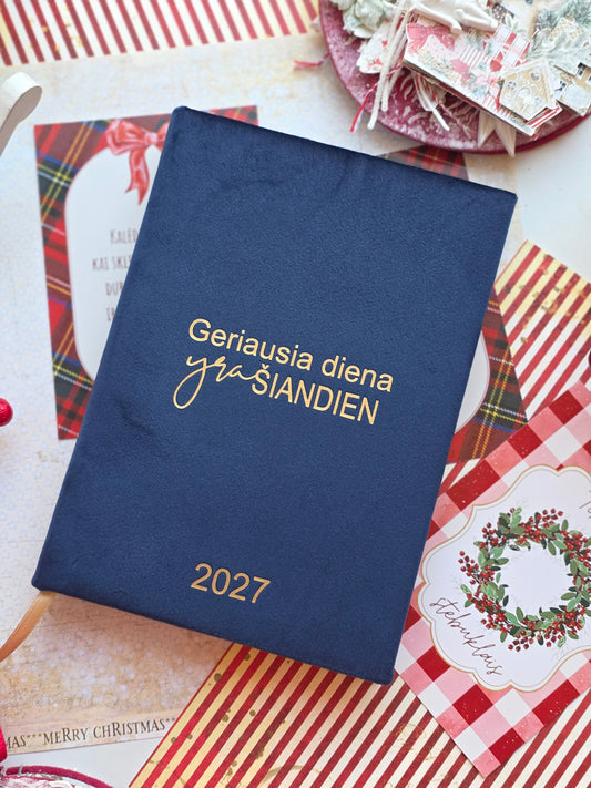 Darbo knyga 2027 "Geriausia diena" be dėžutės