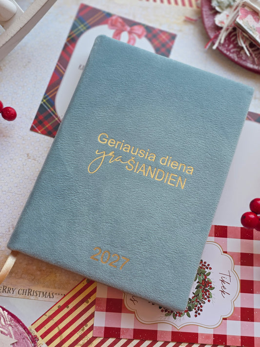 Darbo knyga 2027 "Geriausia diena" be dėžutės
