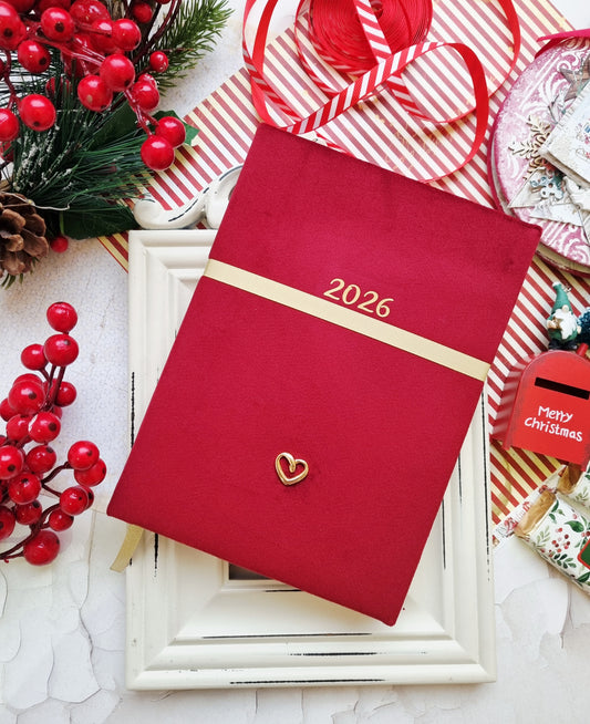 Darbo knyga kalendorius 2026 "Bordo"