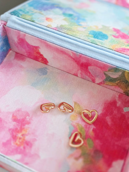 Rankų darbo dėžutė "Akvarelė"