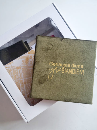 Užrašų knygos gamybos rinkinys "Geriausia diena"