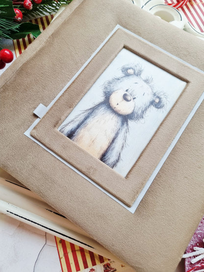 Rankų darbo albumas "Blue Teddy"