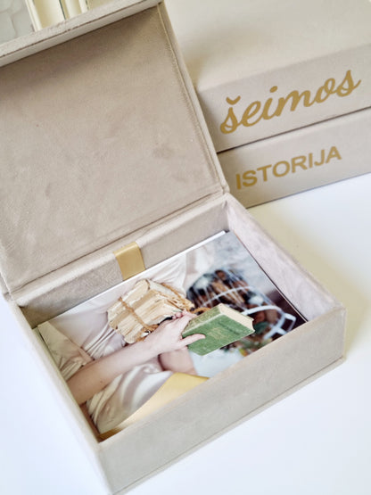 Dėžučių nuotraukoms trio "Mūsų šeimos istorija: