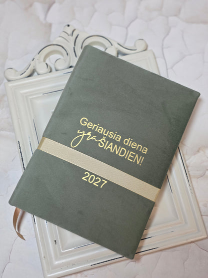 Darbo knyga 2027 "Geriausia diena" be dėžutės