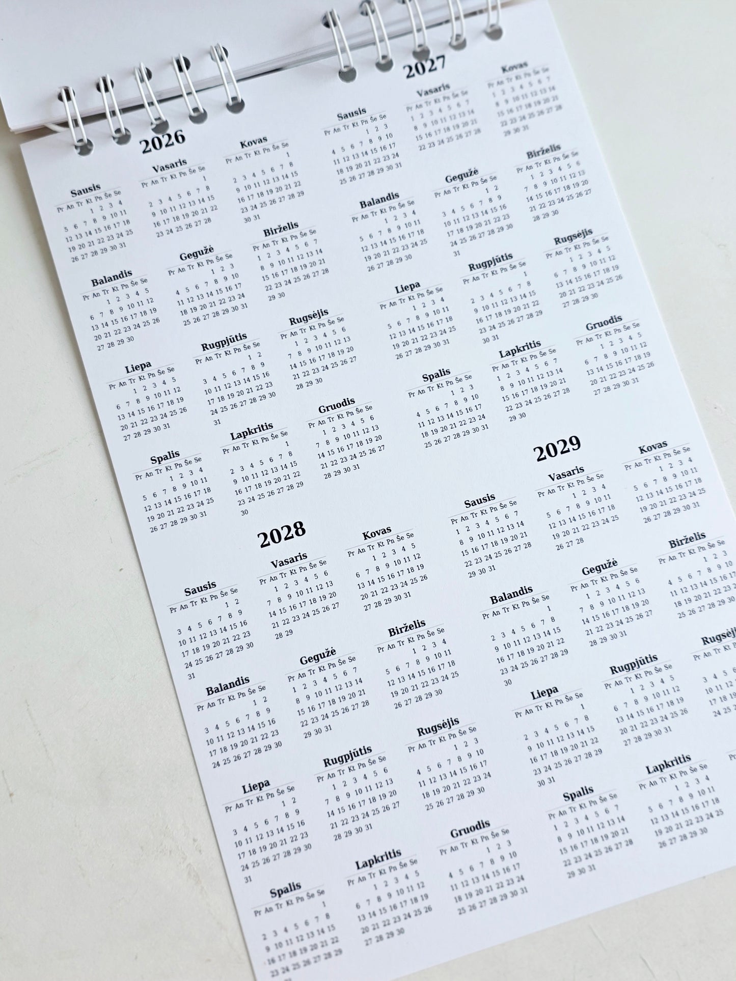 Šeimos švenčių kalendorius