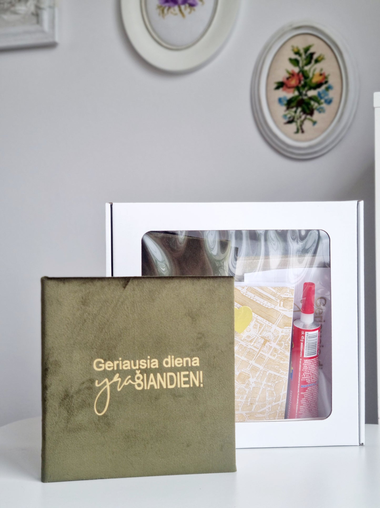 Užrašų knygos gamybos rinkinys "Geriausia diena"