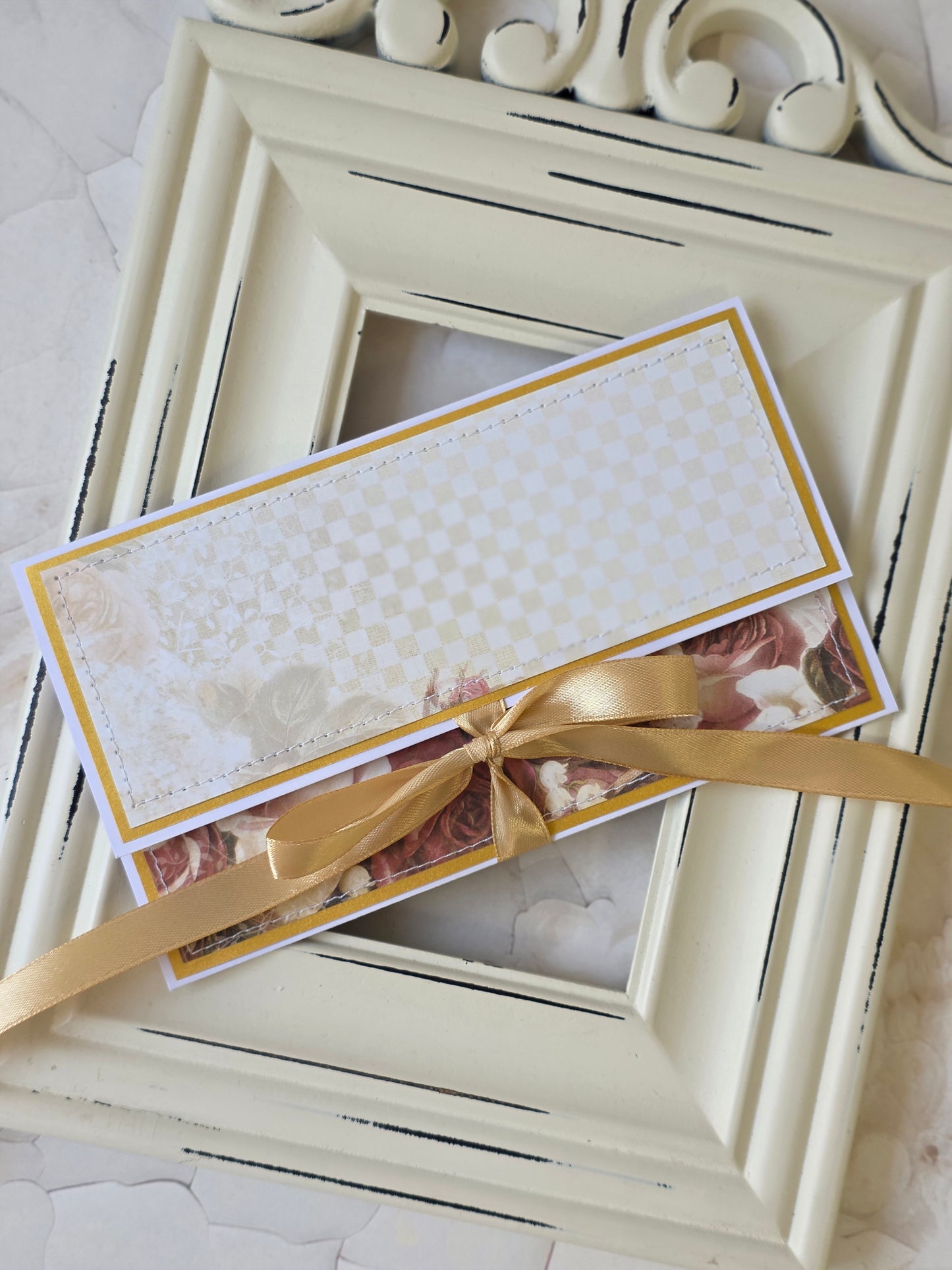 Rankų darbo vokelis pinigams
