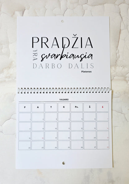 Sieninis kalendorius "Geriausia diena 2027"