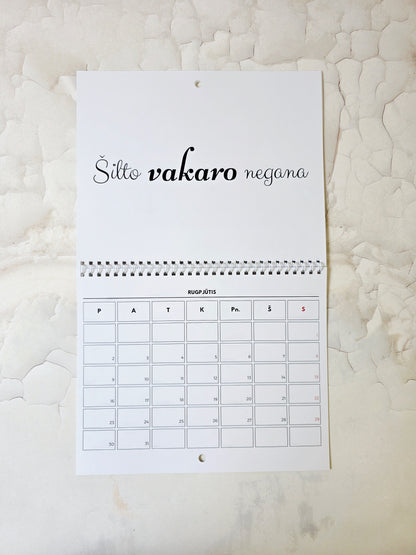 Sieninis kalendorius "Geriausia diena 2027"