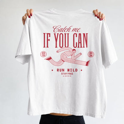 Marškinėliai "Catch me if you can"