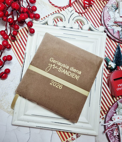 Darbo knyga kalendorius 2026 "Geriausia diena"