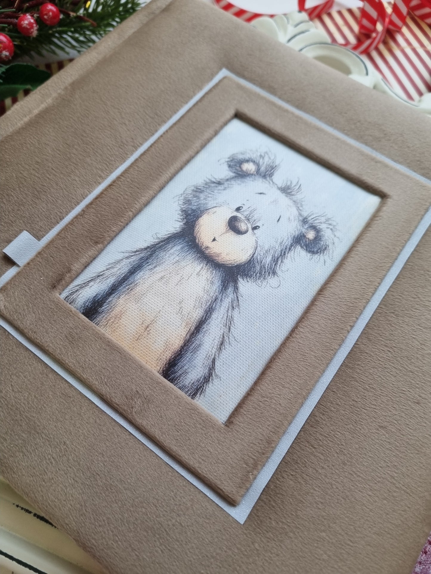 Rankų darbo albumas "Blue Teddy"