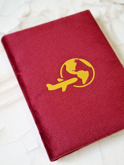Rankų darbo aplankas pasui