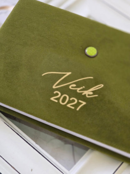 Rankų darbo mini kalendoriukas "Veik" 2027