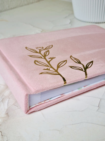 Rankų darbo albumas "Pink Floral"