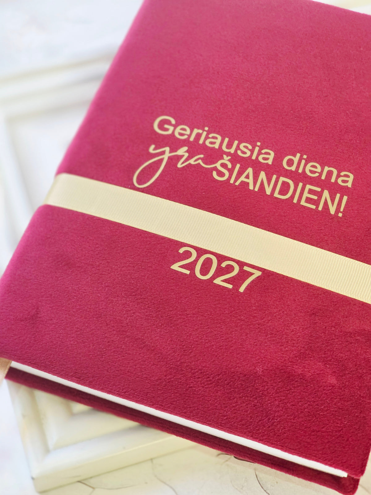Darbo knyga 2027 "Geriausia diena" be dėžutės