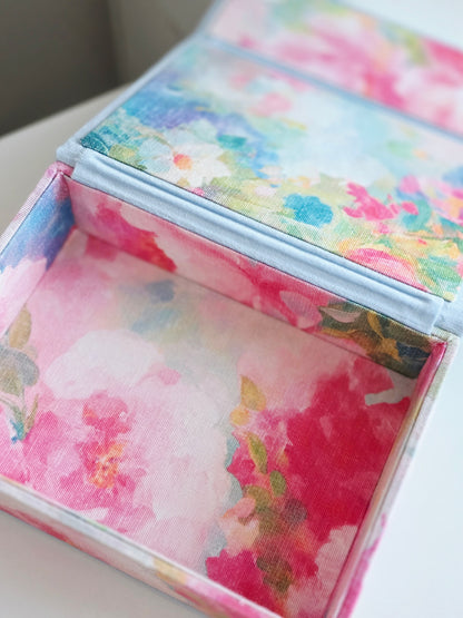 Rankų darbo dėžutė "Akvarelė"