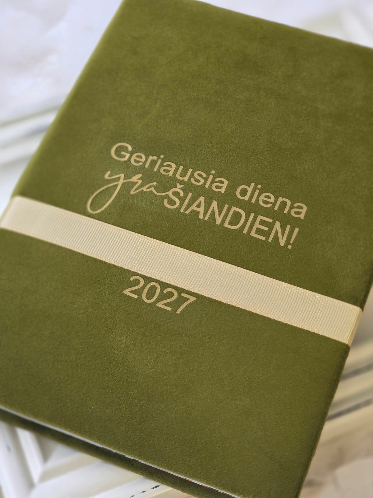 Darbo knyga 2027 "Geriausia diena" be dėžutės